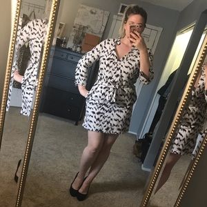 7 for all mankind linen ikat dress